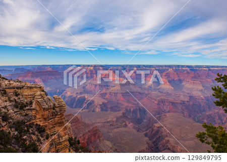 Spectacular Grand Canyon - Magnificent Sunset Spectacular Grand Canyon - Magnificent Sunset 129849795