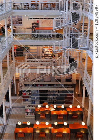 A beautiful library in Montreal, Canada 129849997