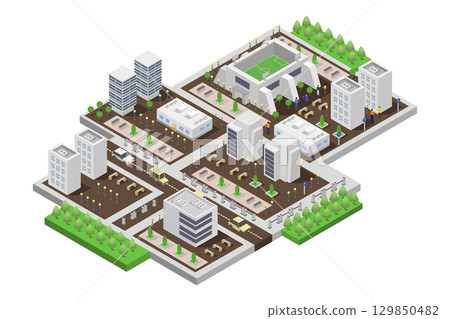 Isometric Industry 129850482