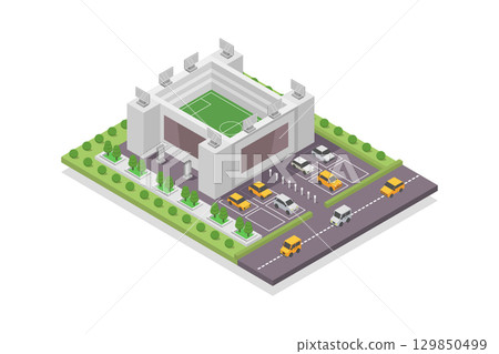Isometric Stadium Isometric Stadium 129850499