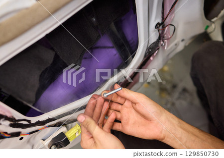 Step-by-step Car Door Sound Deadening Panel Installation Process for Your Vehicle Step-by-step Car Door Sound Deadening Panel Installation Process for Your Vehicle 129850730