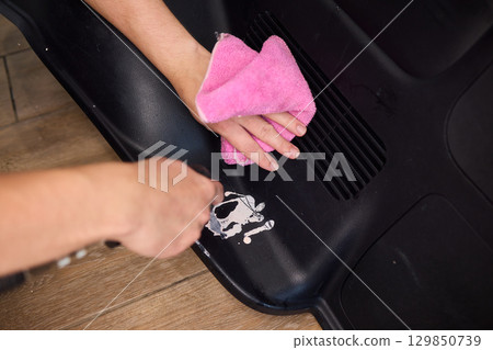 Effectively Cleaning a Cars Interior Using a Soft Cloth for Better Appearance and Care Effectively Cleaning a Cars Interior Using a Soft Cloth for Better Appearance and Care 129850739