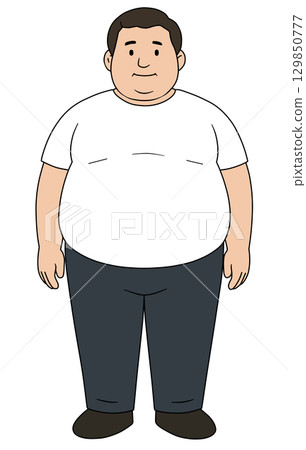 AI-generated images of fat men and women 129850777