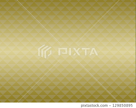 Triangle checkered pattern luxurious gold metallic background material Triangle checkered pattern luxurious gold metallic background material 129850895