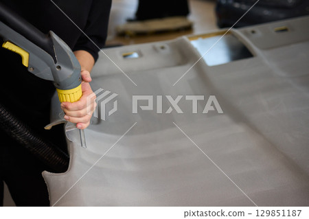 Experience Exceptional Professional Car Interior Cleaning Utilizing Advanced Steam Technology 129851187
