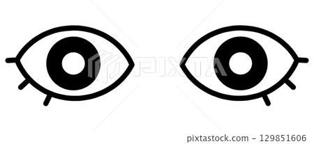 Eye icon 129851606