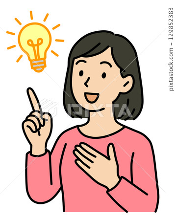 人工智慧生成的充滿靈感的男性和女性圖像 129852383