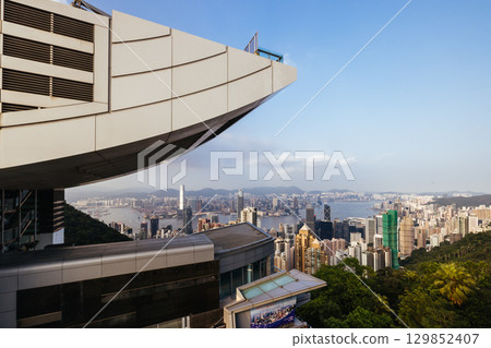 Peak Tram in Hong Kong China 129852407