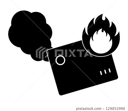 手機電池起火 手機電池起火 129852998