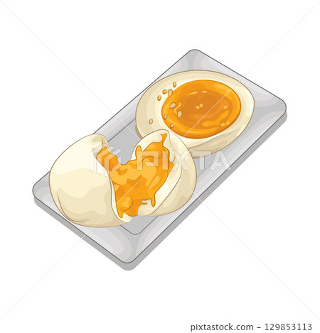 Illustration of Boiled Egg 129853113