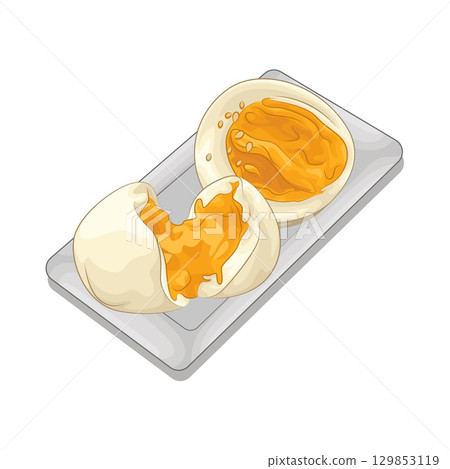 Illustration of Boiled Egg 129853119