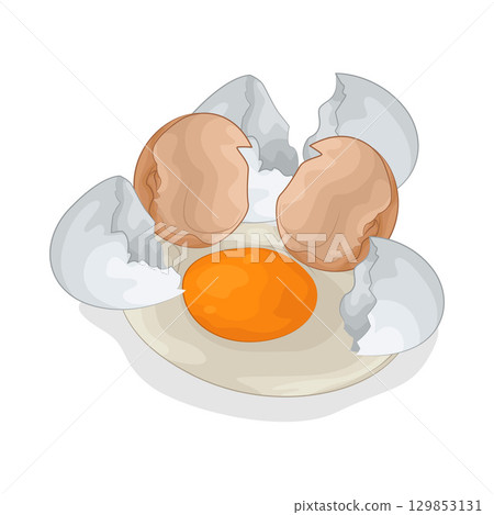 Illustration of Egg Illustration of Egg 129853131