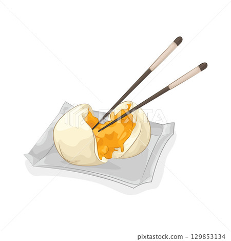 Illustration of Boiled Egg 129853134