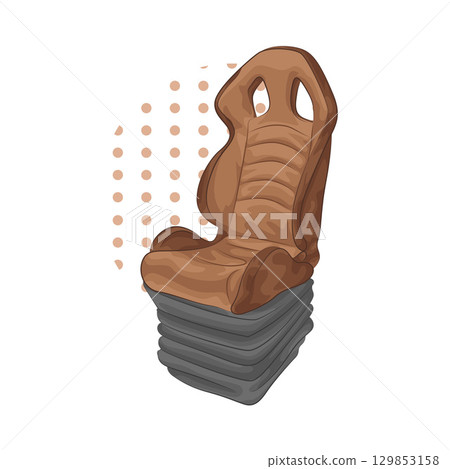 Illustration of Car Seat  129853158