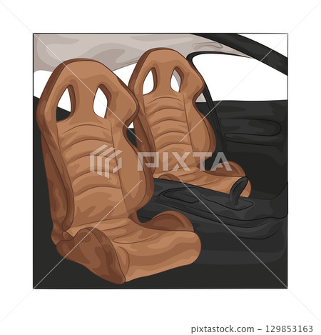 Illustration of Car Seat  129853163