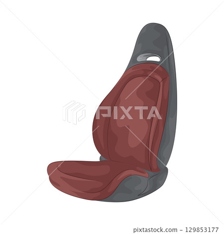 Illustration of Car Seat Illustration of Car Seat 129853177