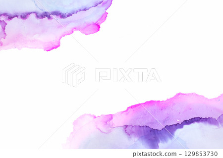 美麗的水彩紋理 美麗的水彩紋理 129853730