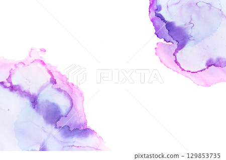 美麗的水彩紋理 美麗的水彩紋理 129853735
