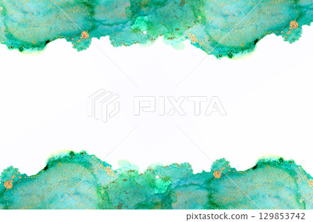 美麗的水彩紋理 美麗的水彩紋理 129853742
