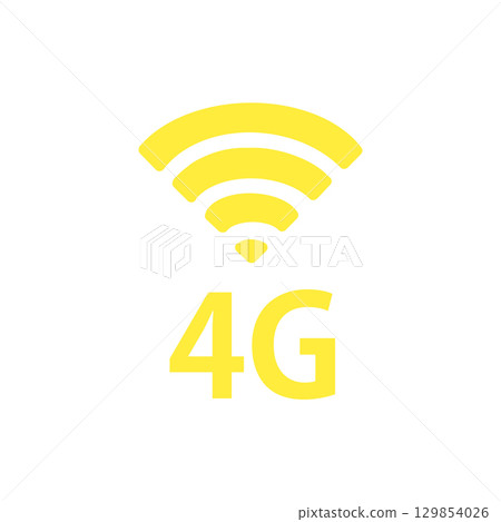 4G Network Icon 4G Network Icon 129854026