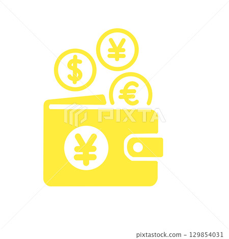 多幣種錢包圖標 多幣種錢包圖標 129854031