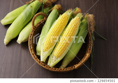 Freshly harvested corn 129854501