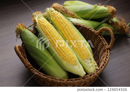 Freshly harvested corn 129854508