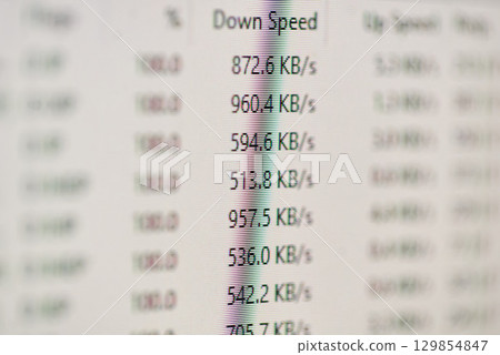 The results of the Internet Speed Test are displayed for your convenience and analysis purposes 129854847