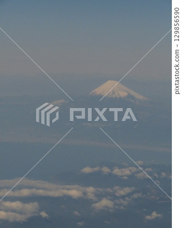 Fuji seen from an airplane 129856590