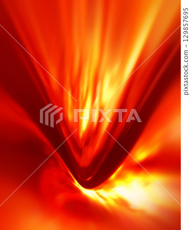 Image texture of high-temperature scorching energy falling, colliding, and burning violently while melting 129857695