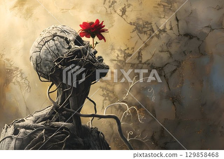 striking contrast between despair and hope 129858468