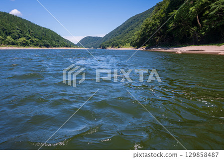 Scenery from the Mogami Gorge boat ride 129858487