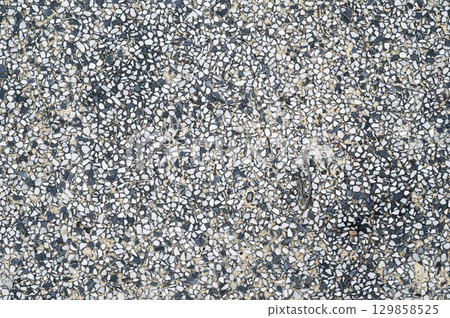 background with sidewalk texture with pebbles. Natural cement road surface background with sidewalk texture with pebbles. Natural cement road surface 129858525