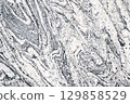 background with marble pattern white ceramic tiles. Decorative artificial surface 129858529