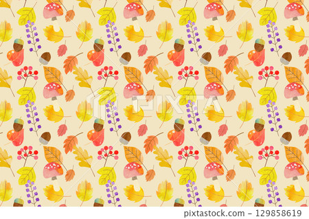 Fall background illustration Fall background illustration 129858619