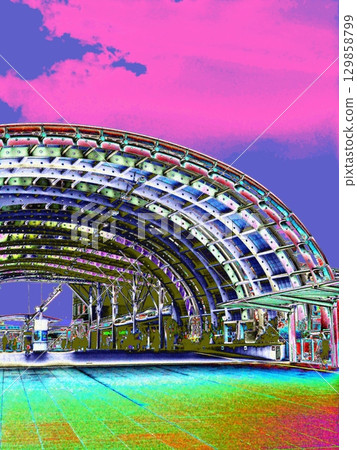 Saitama-Shintoshin Station <Processing> 129858799