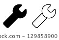 Spanner icon black 129858900