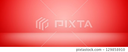 Red studio podium background. Gradient limbo scene wallpaper. Ruby shelf and wall backdrop for mockup, presentation, template, product showcase. Abstract cherry room stage display. Vector illustration Red studio podium background. Gradient limbo scene wallpaper. Ruby shelf and wall backdrop for mockup, presentation, template, product showcase. Abstract cherry room stage display. Vector illustration 129858910