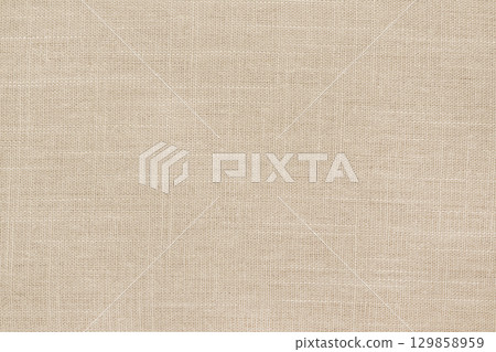 Brown linen fabric texture background, seamless pattern of natural textile. Brown linen fabric texture background, seamless pattern of natural textile. 129858959