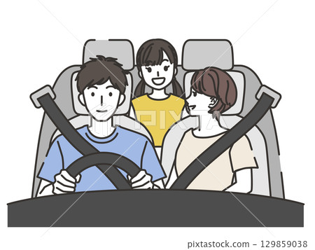 夏季家庭自駕遊 129859038