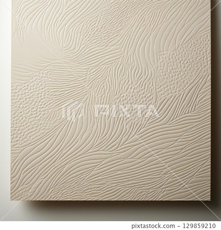 Beige Abstract Texture with Embossed Design, and Pattern Background. 129859210