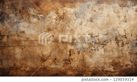 Brown Grunge Texture Background Wall. Brown Grunge Texture Background Wall. 129859314