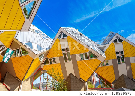 Unique Cube Houses in Rotterdam, Netherlands A Modern Architectural Marvel and Tourist Attraction Unique Cube Houses in Rotterdam, Netherlands A Modern Architectural Marvel and Tourist Attraction 129859873