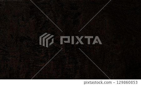 Background image of a horizontal black-brown board with a complex, rough wood grain pattern Background image of a horizontal black-brown board with a complex, rough wood grain pattern 129860853