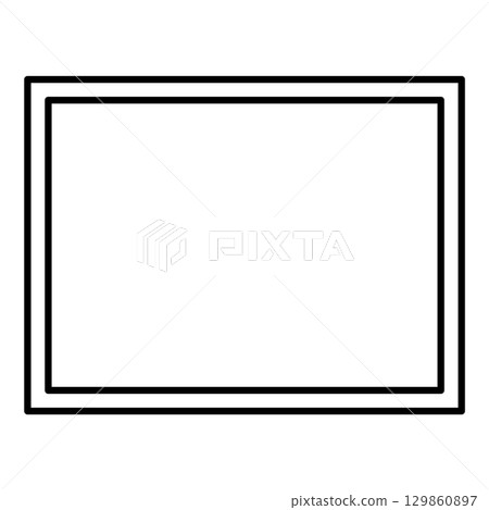 簡單的風景相框 簡單的風景相框 129860897