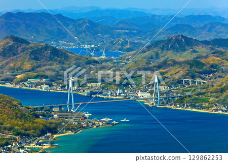 [愛媛郡] 從積前山展望台（生口橋）看到的景色 129862253