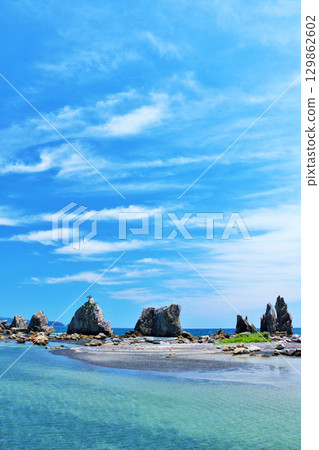 和歌山縣藍天海櫛本橋 Hashiguiiwa 129862602