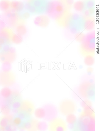 Watercolor colorful polka dot background frame Watercolor colorful polka dot background frame 129863641