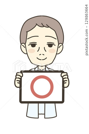 醫事工作者插畫素材Doctor Marmark 129863664