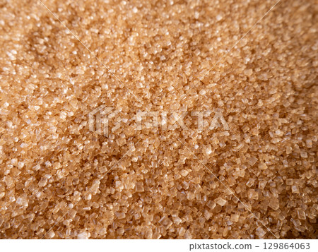 Organic Light Brown Sugar Background texture. 129864063